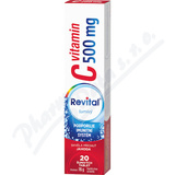 Revital C vitamin 500mg jahoda tbl. eff. 20