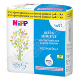 HiPP BABYSANFT ist. vlh. ubrousky bez parfm 4x52ks
