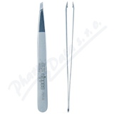Nippes pinzeta kosm.  zkosen matn nerez 9. 5cm