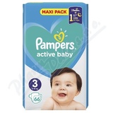 Pampers Active Baby 3 plenk. kalhotky 6-10kg 66ks