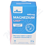 Vitar Magnzium 400mg+vit. B6+vit. C grep s. 20x2g