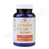 Vitamin K2 MK7 + D3 FORTE 1000 I. U.  tbl. 125