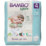 Bambo Nature 4 dts. plenkov kalhotky 7-14kg 24ks