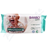 Bambo Nature biodegradabiln dtsk ubrousky 50ks