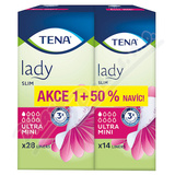 TENA Lady Slim Ultra Mini+50% ink. vlo 42ks 211482