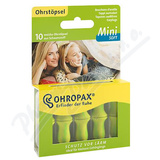 Chrni sluchu Ohropax MINI SOFT 10 ks