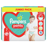 Pampers Pants 7 plenkov kalhotky 17kg+ 38ks