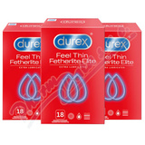 DUREX Feel Thin Extra Lubr. prezervativ 54ks (2+1)