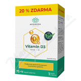 APOROSA Vitamin D3 1000I. U.  cps. 75+15