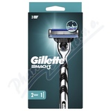 Gillette Mach3 holic� strojek+2 n�hradn� hlavice