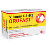 Vitamn D3+K2 OROFAST orodispergovateln tbl. 30