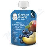 Gerber Natural Jablko borv. a bann kaps. 90g 6M+