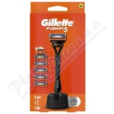 Gillette Fusion5 hol. strojek+stojan+5n�hr. hlavice