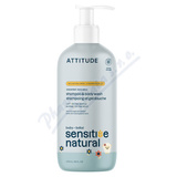 ATTITUDE D�tsk� sprch. gel a �ampon 2v1 oves 473ml