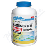 NatureVia Magnesium Organic BCM 800mg +B6 cps. 180
