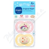 MAM Dudl�k Original Night box 6+m r��ov�-�lut� 2ks