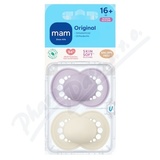 MAM Dudl�k Original box 16+m fialov�-b�ov� 2ks