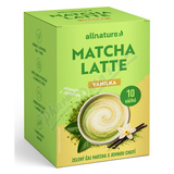 Allnature Matcha latte vanilka 10x17g