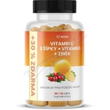 MOVit Vitamin C s ��pky+Vitamin D+Zinek tbl. 90+30