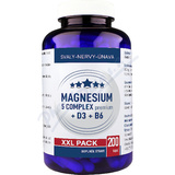 Magnesium 5 complex premium + D3 + B6 cps. 200